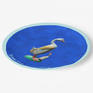 Wooden Ducks, weed Papieren Bordje
