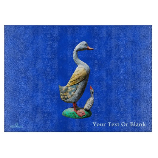 Wooden Ducks, weed Snijplank (Voorkant)