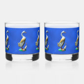 Wooden Ducks, weed Whisky Glas (Voorkant)