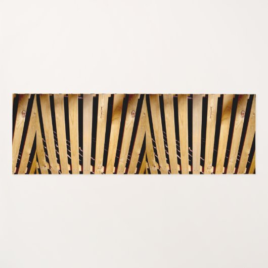 Wooden Fence Boards Yogamat (Voorkant (horizontaal))