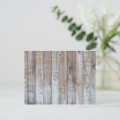 Wooden Fence Briefkaart (Staand voorkant)
