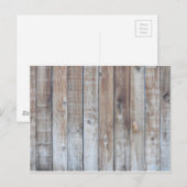 Wooden Fence Briefkaart (Voorkant / Achterkant)