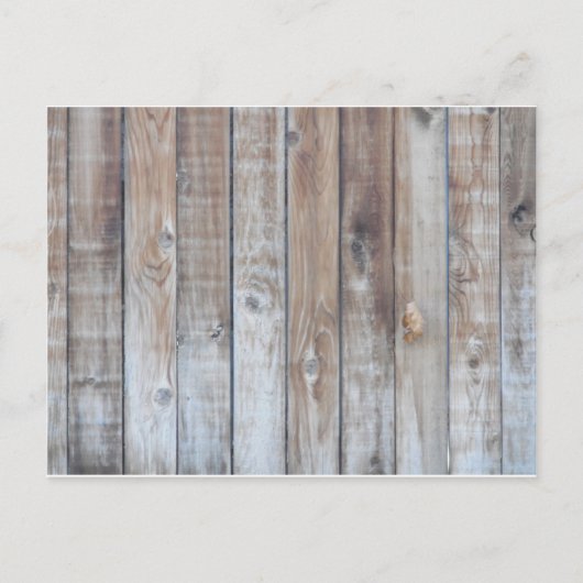 Wooden Fence Briefkaart (Voorkant)