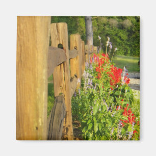 Wooden Fence Magnet
