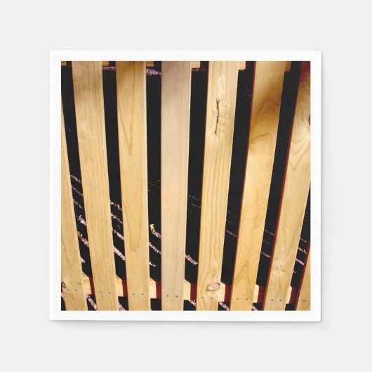 Wooden Fence Posts Servet (Voorkant)