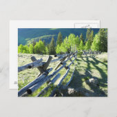 Wooden Fenceline Briefkaart (Voorkant / Achterkant)