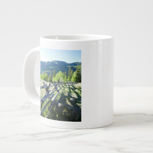 Wooden Fenceline Grote Koffiekop (Links)