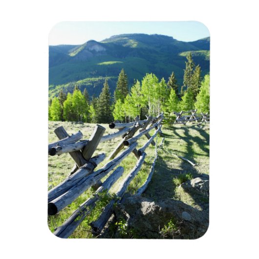 Wooden Fenceline Magneet (Verticaal)
