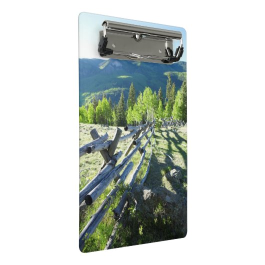 Wooden Fenceline Mini Klembord (Schuin)