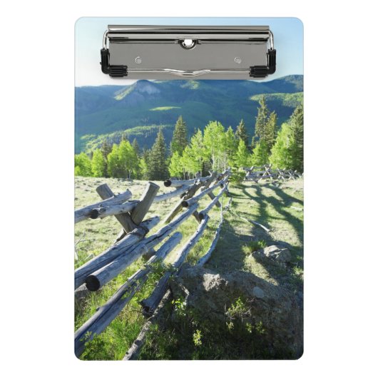 Wooden Fenceline Mini Klembord (Voorkant)