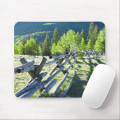 Wooden Fenceline Muismat (Met muis)