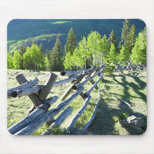 Wooden Fenceline Muismat (Voorkant)