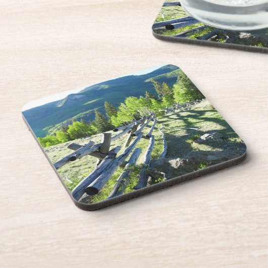 Wooden Fenceline Onderzetter (Linkerzijde)