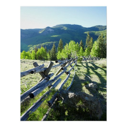Wooden Fenceline Perfect Poster (Voorkant)