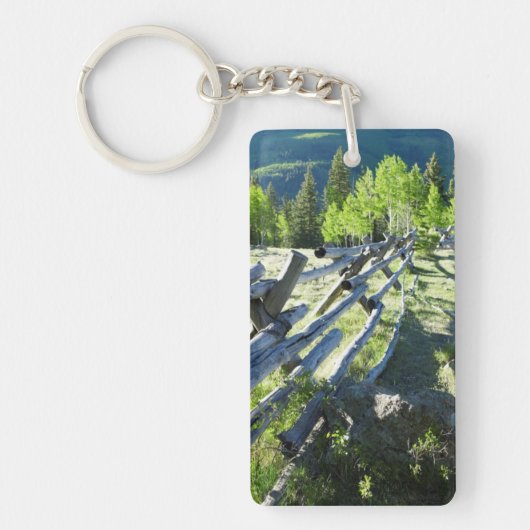 Wooden Fenceline Sleutelhanger (Voorkant)