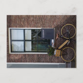 Wooden fiets briefkaart (Voorkant)