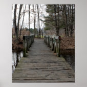Wooden Footbridge Poster (Voorkant)