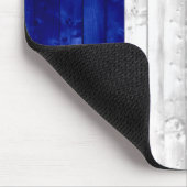 Wooden French Flag Muismat (Hoek)