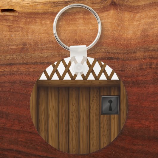 Wooden Gate Sleutelhanger (Voorkant)