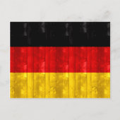 Wooden German Flag Briefkaart (Voorkant)