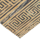 Wooden Greek Meander Pattern - Griekse sleutelvers Korte Tafelloper (Hoek)