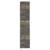 Wooden Greek Meander Pattern - Griekse sleutelvers Korte Tafelloper (Voorkant)