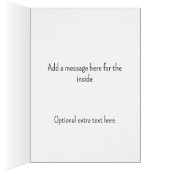 Wooden Heart-vorm - Romantic aangepaste fotokaart (Binnen (Rechts))