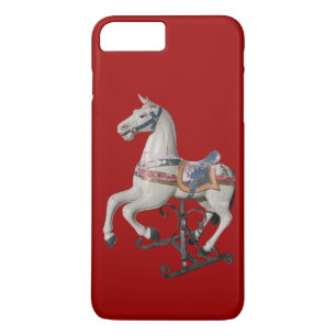 Wooden Horse Antiek Carousel Red iPhone Case