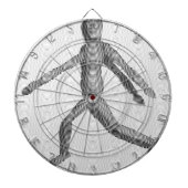 Wooden Human Mannequin Dartbord (Voorkant)