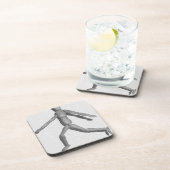 Wooden Human Mannequin Drankjes Onderzetter (Rechterzijde)