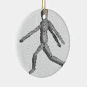 Wooden Human Mannequin Keramisch Ornament (Rechts)