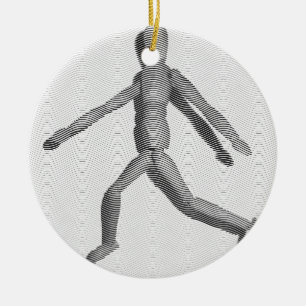 Wooden Human Mannequin Keramisch Ornament