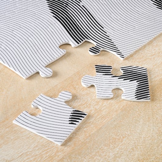 Wooden Human Mannequin Legpuzzel (Zijkant)