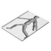 Wooden Human Mannequin Notitieboek (Linkerzijde)