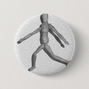 Wooden Human Mannequin Ronde Button 5,7 Cm