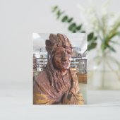 Wooden Indian Briefkaart (Staand voorkant)