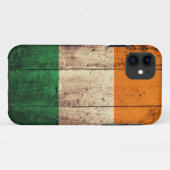 Wooden Ireland Flag Case-Mate iPhone Case (Achterkant (horizontaal))