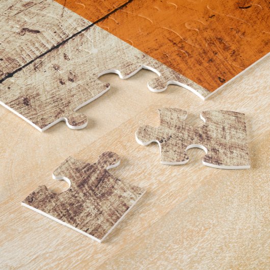 Wooden Ireland Flag Legpuzzel (Zijkant)