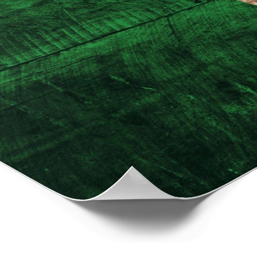 Wooden Ireland Flag Poster (Hoek)