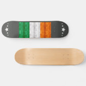 Wooden Irish Flag Skateboard (Horizontaal)