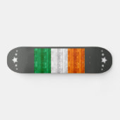 Wooden Irish Flag Skateboard (Horizontaal)