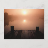 Wooden Jetty op het meer bij Sunset | New Orleans, Briefkaart (Voorkant)