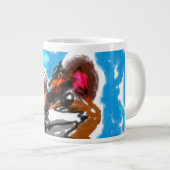 Wooden Jewelry Keepomwille Box Grote Koffiekop (Voorkant rechts)