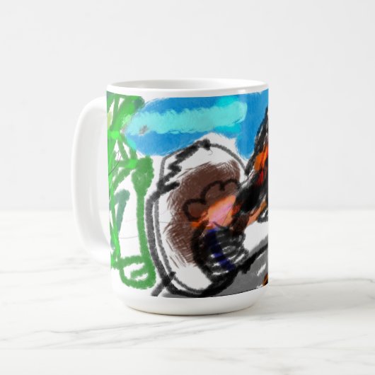 Wooden Jewelry Keepomwille Box Koffiemok (Voorkant links)