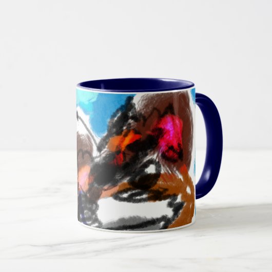 Wooden Jewelry Keepomwille Box Mok (Voorkant rechts)