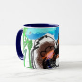 Wooden Jewelry Keepomwille Box Mok (Voorkant links)