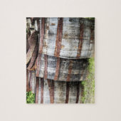 Wooden Keg-vaten Legpuzzel (Verticaal)