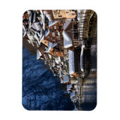 Wooden lakeside houses in Hallstatt, Oostenrijk Magneet (Verticaal)