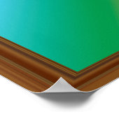 Wooden Lijst Amazing Fab Photo Fun Poster (Hoek)