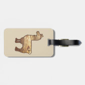 Wooden Llama-Bagagelabel Bagagelabel (Achterkant horizontaal)
